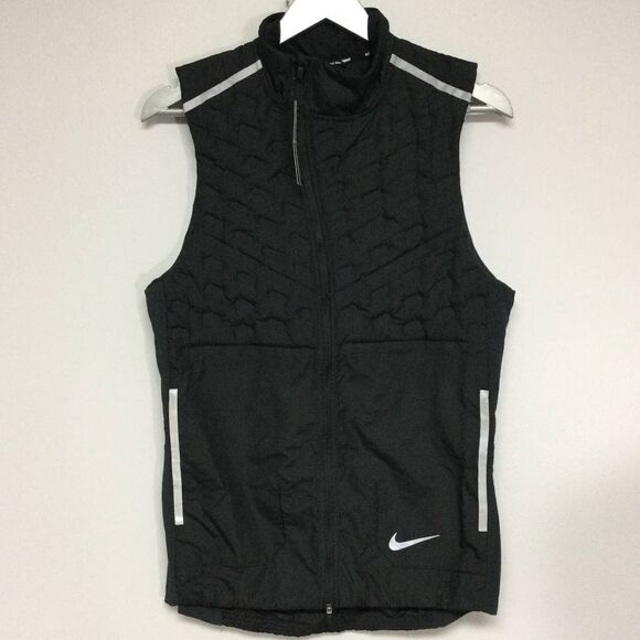 Nike Aeroloft Running Training Vest Black Relective BV4862-010 Men's Size S - Picture 1 of 3